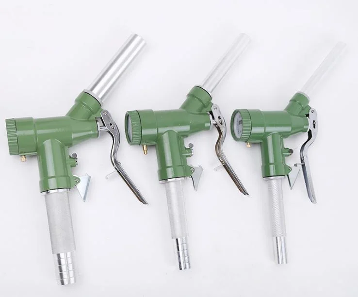 Safety Digital Metering Fuel Oil Nozzle Auto Filling Gun