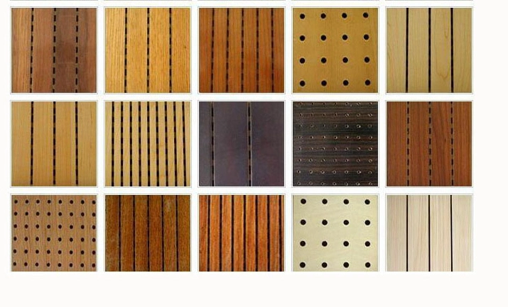 AG. Acoustic Interior Wall Ceilings Decoration Wood Timber Grooved Soundproofing Panels