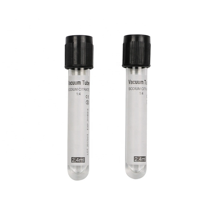 Medical Single Use Blue Cap PT Blood Vacuum Collection Glass Tube