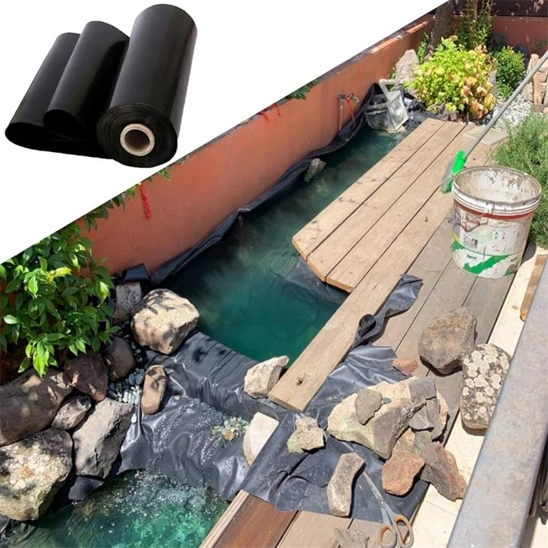 Smooth/Textured HDPE Geomembrane Sheet with Factory Price for Fish Pond Landfill