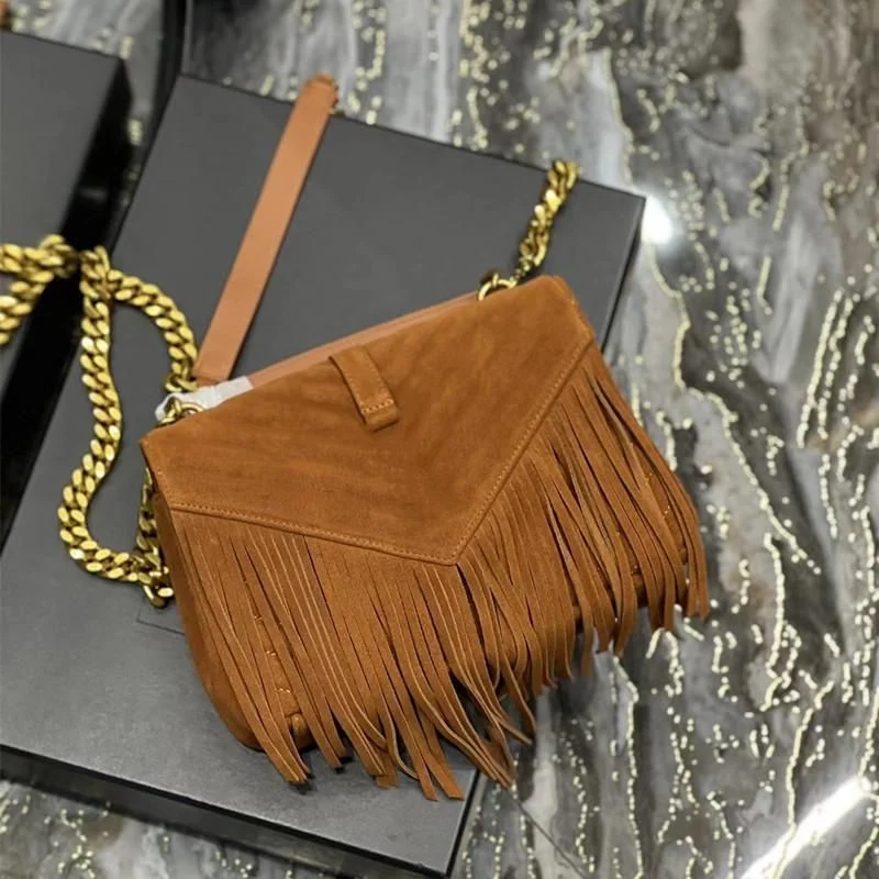 7A New Top Designer Crossbody Bag Luxury Leather Tassel Handbags for Ladies