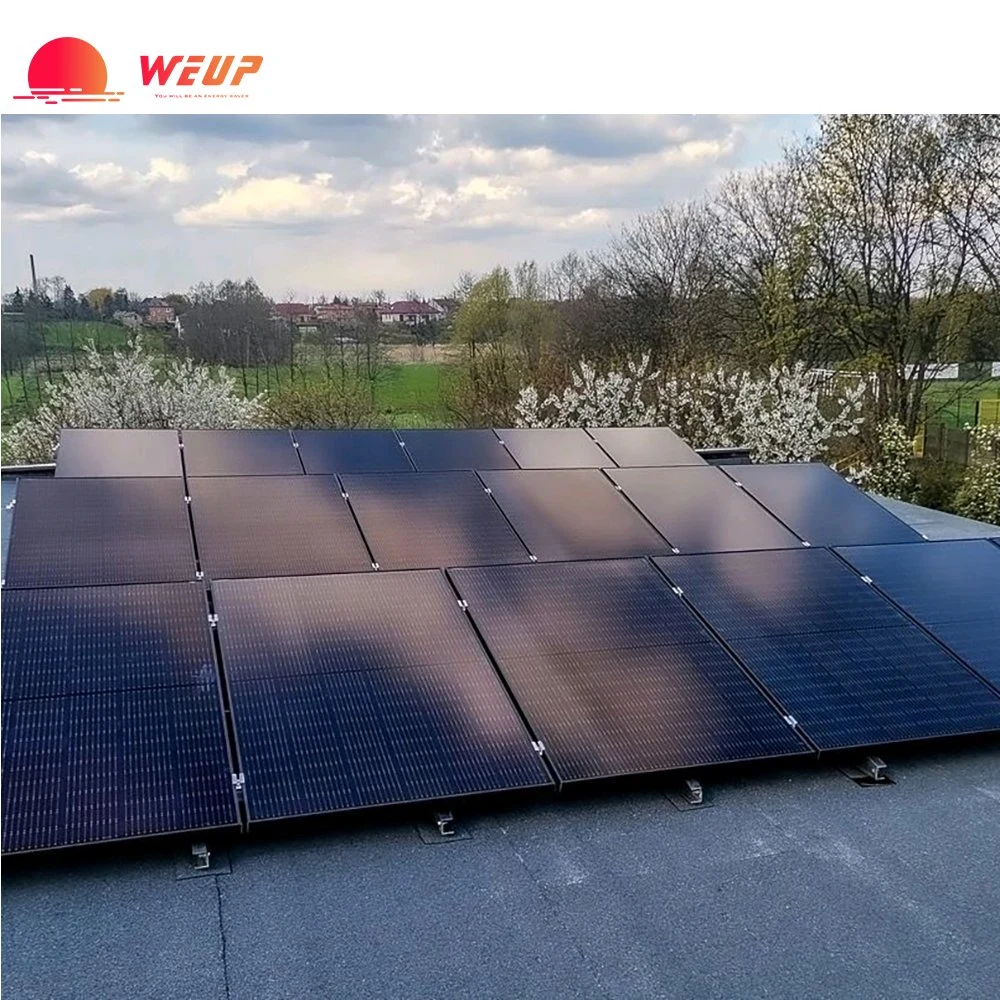 Weup Power 1kw 3kw 5kw on Grid Solar Power System with High Power Solar Panels for Complete Kits