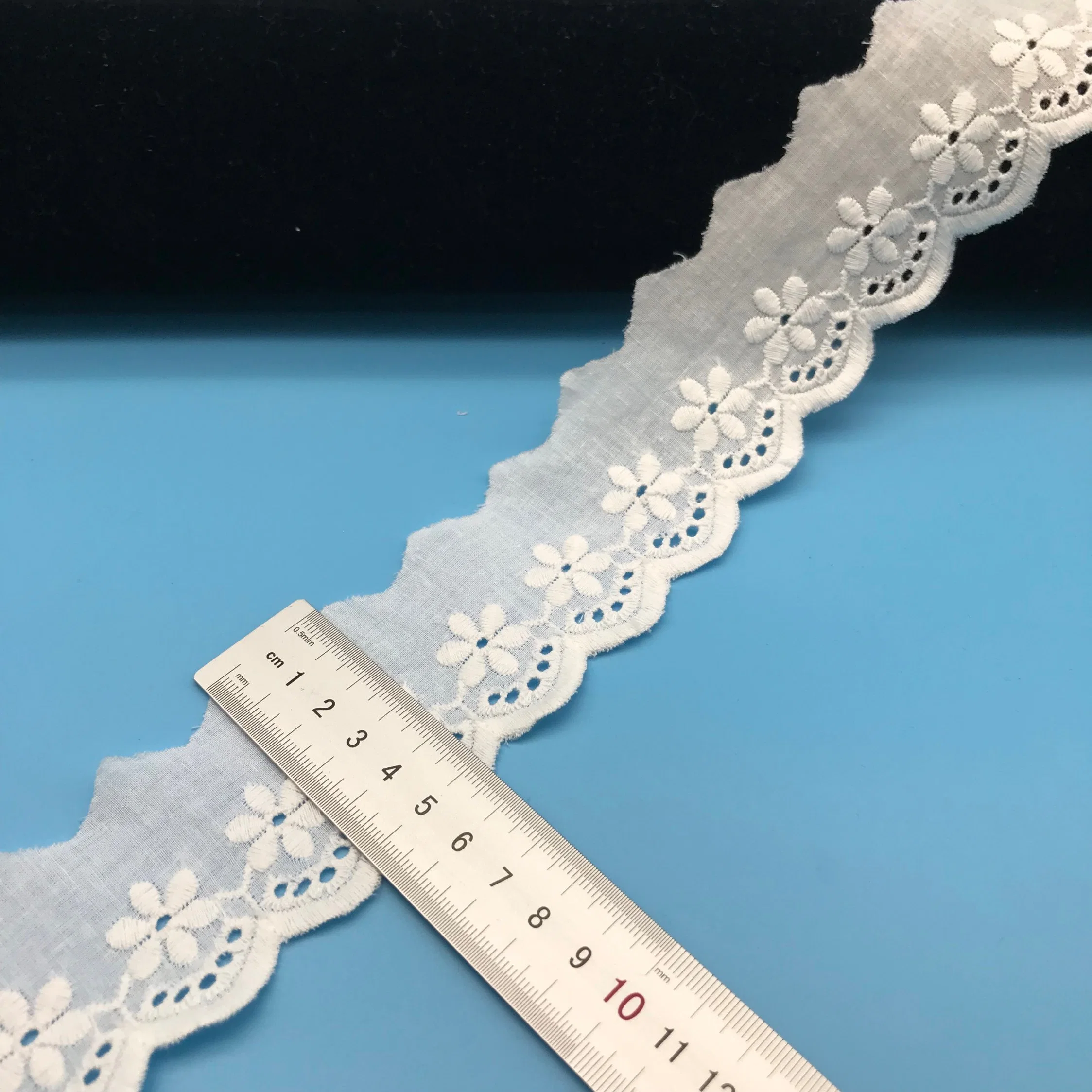 Factory Free Sample Cotton Textile Apparel Fashion Accessories Garment Dubai Lace Fabric