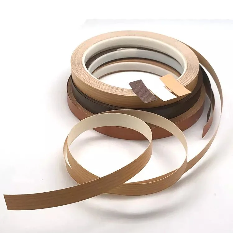 Natural Edge Banding Tape Style PVC Edge Banding Glossy Clear Plastic Edge Band