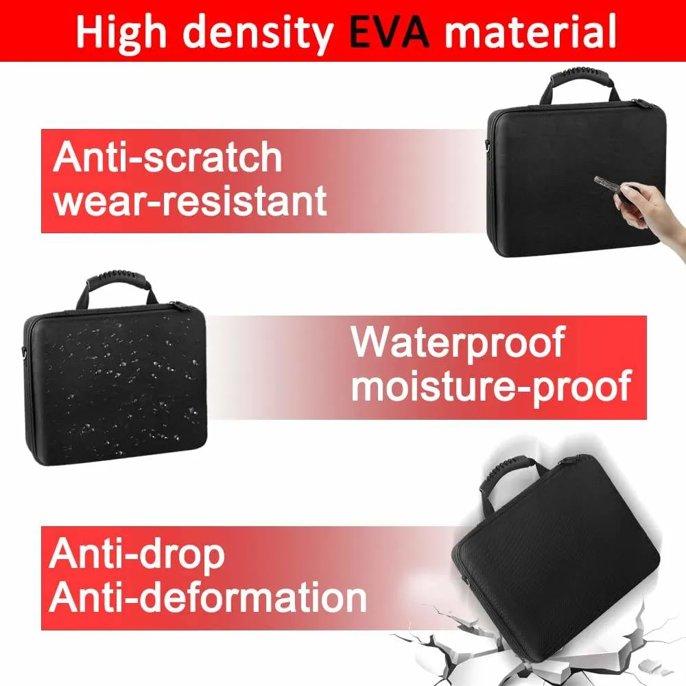 OEM EVA Hard Portable Travel Protective Case for Card Games Hold up to 1600 Cards with 6 Moveable Dividers Storage Bag