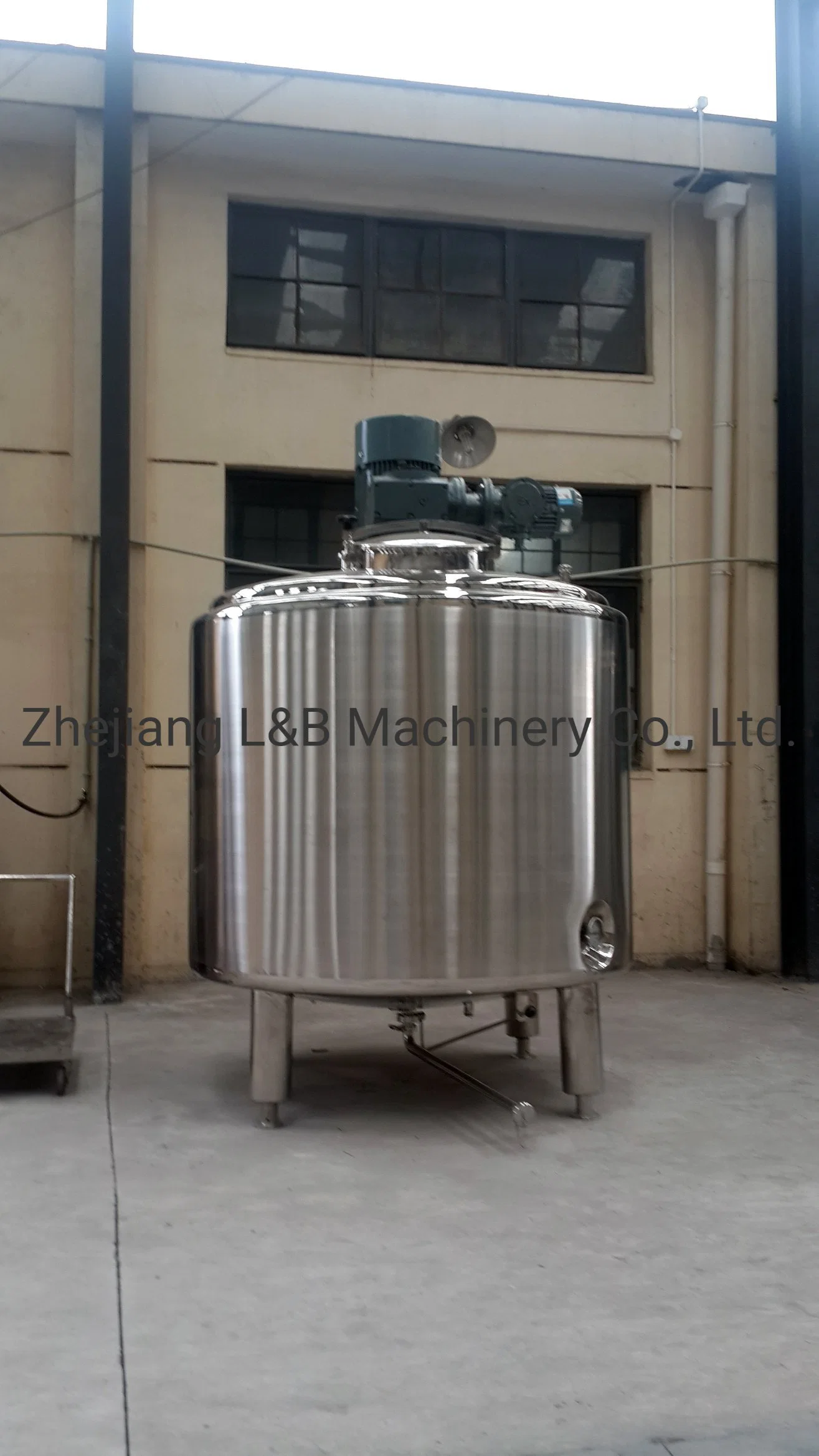 Stainless Steel Electric Heating Reactor Insdustrial Double Jacketed Equipment Homogenizer Juice Mixing Tank