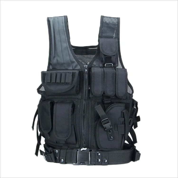 Outdoor Multifunctional Molle System Quick-Drying Breathable Camouflage Mesh Tactical Vest