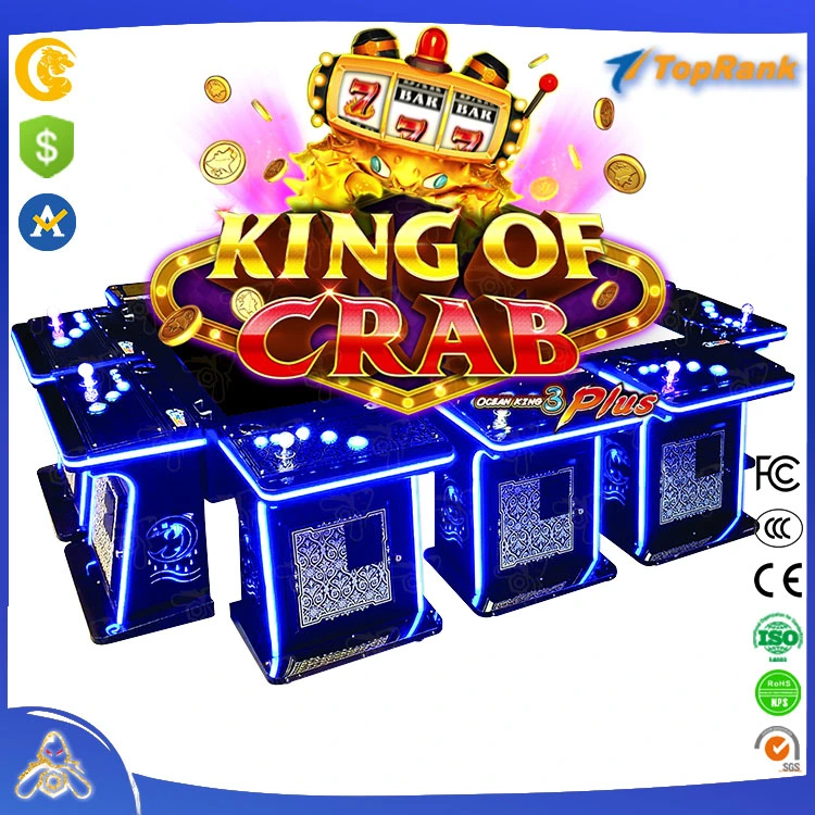 Best Quality 8 Player Coin Operated Fish Game Machine with Bill Acceptor and Printer Ocean King 3 Plus King of Crab