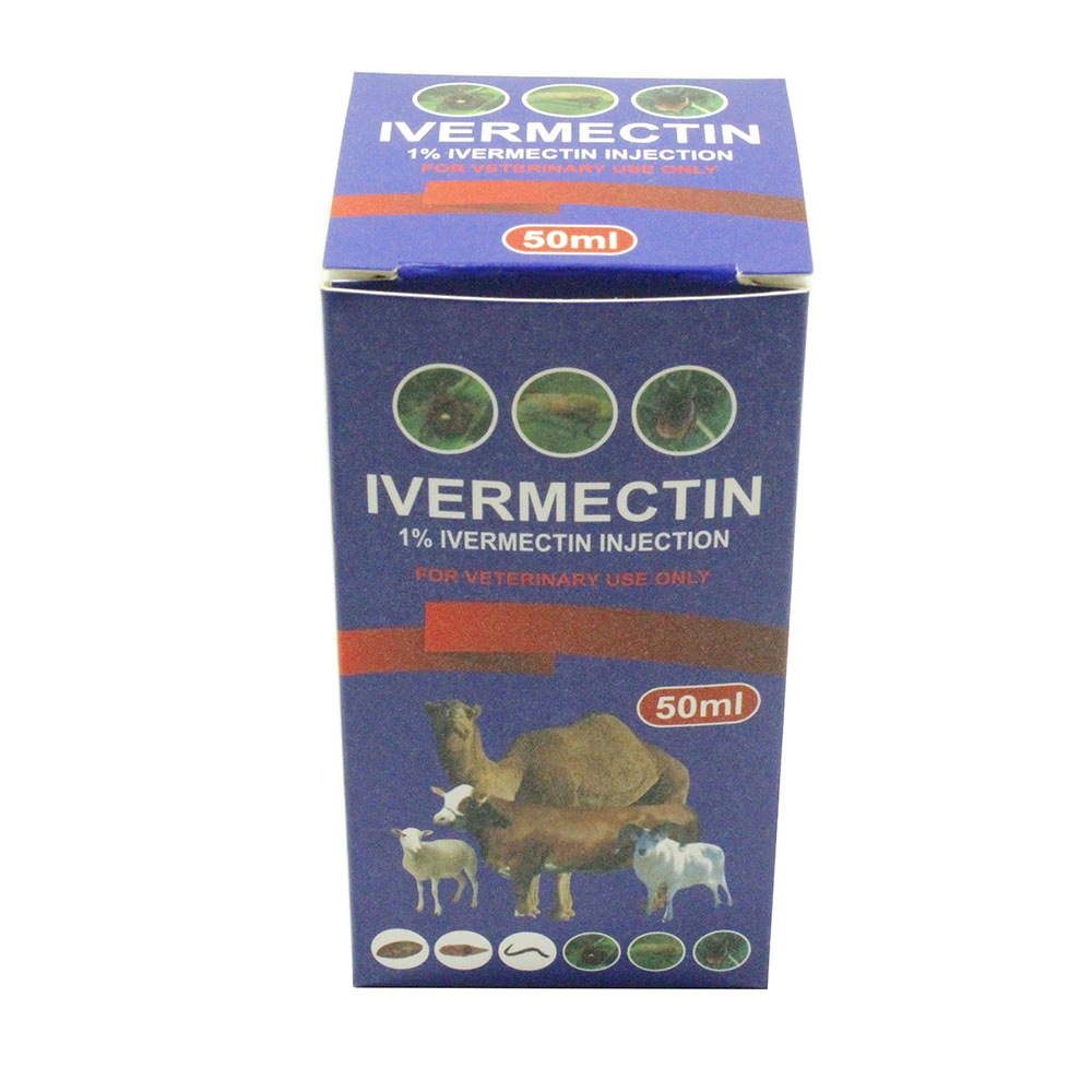 1% Inyección 50ml botella de Ivermectin Veterinaria