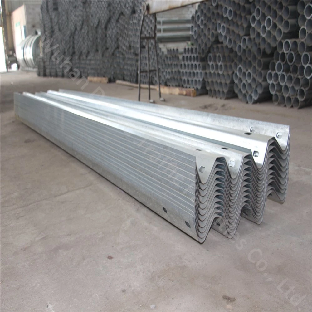 Galvanized Stainless Steel W Beam Roadside Crash Barrier