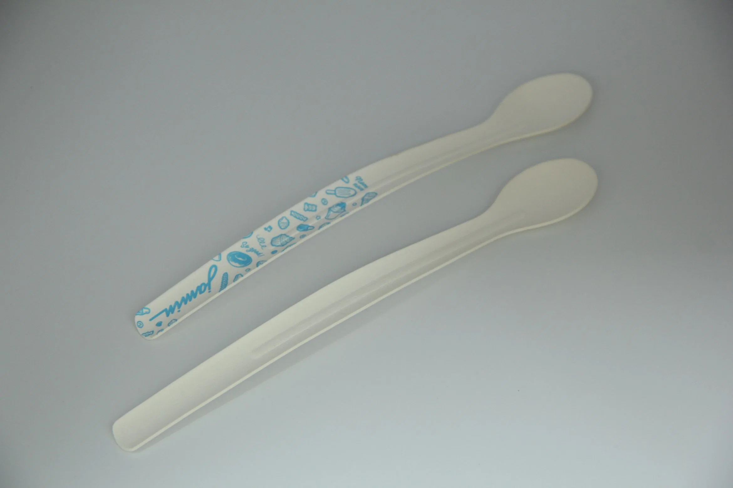 Wholesale/Supplier Dessert Teak Paper Spoons Disposable Mini Paper Baby Spoon and Fork