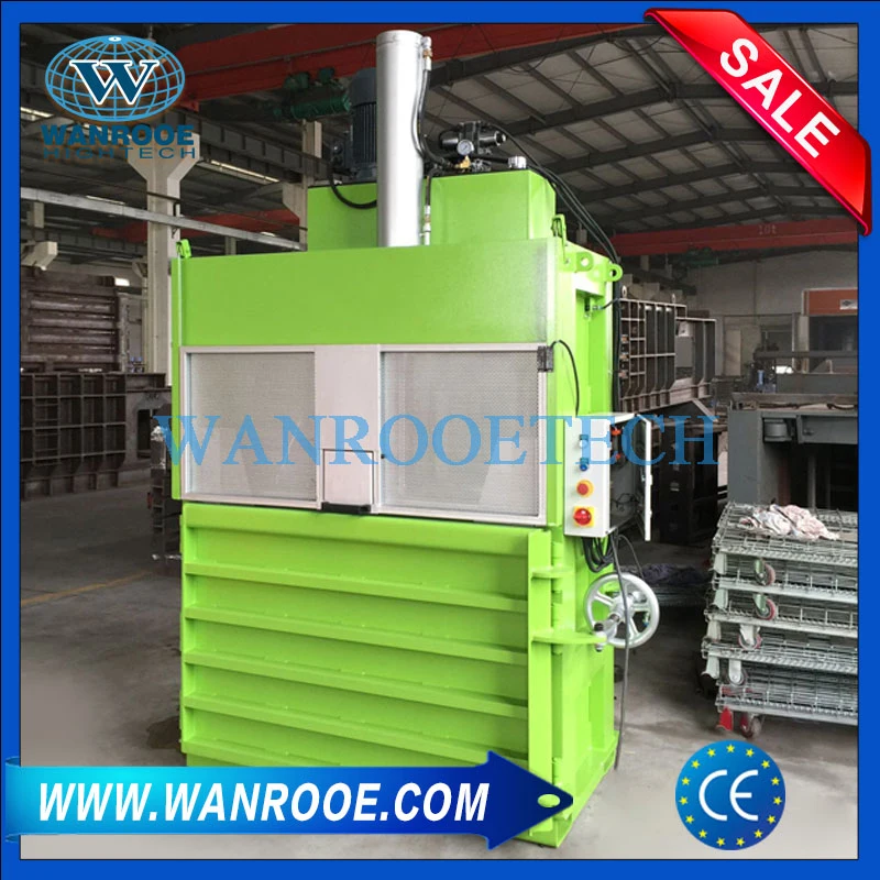 Hydraulic Waste Bottle Film Baling Press Plastic Baler Machine