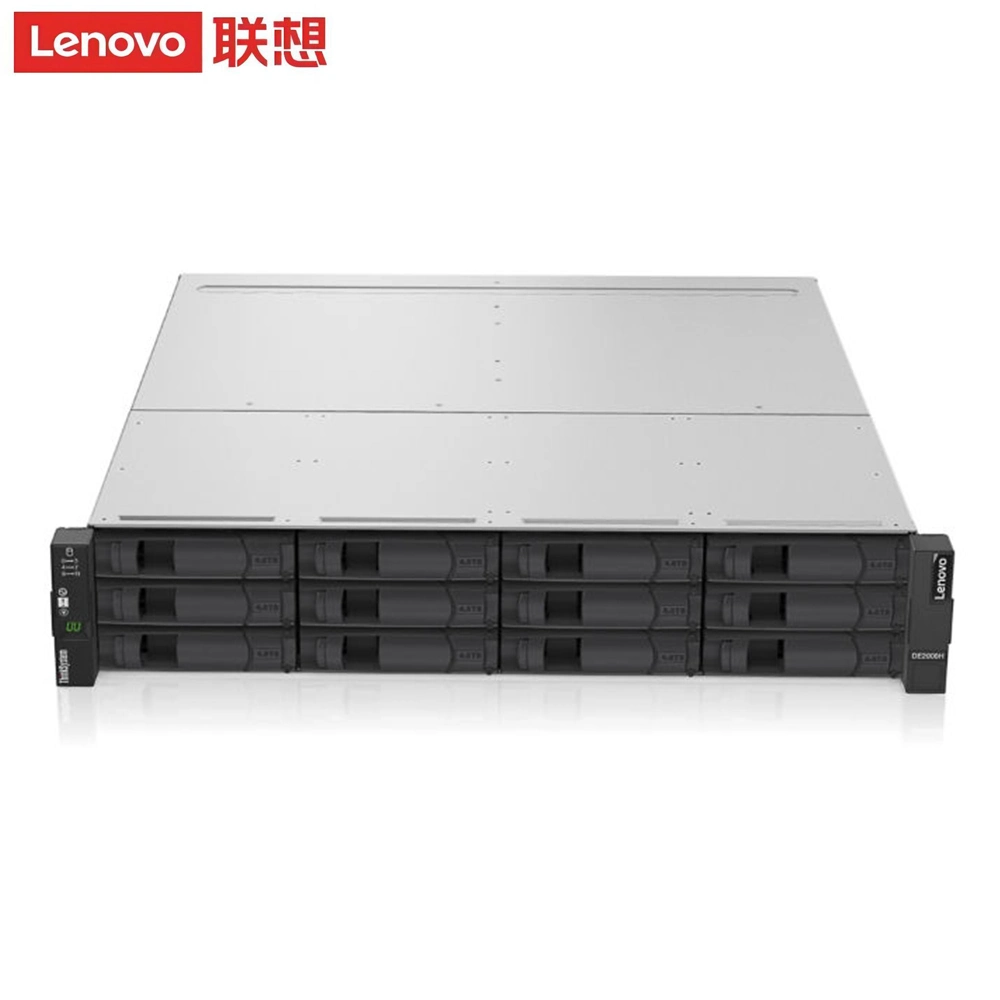 Lenovo Thinksystem De4000h 2u 12 LFF Matriz flash híbrido de almacenamiento Rack