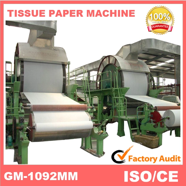 Paper Jumbo Roll Toilet Napkin Tissue Paper Making Machine