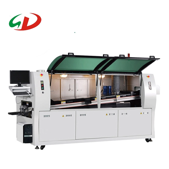 Wave Soldering 2023 High quality/High cost performance  Factory Price PCB LED Production Line Wave Soldering Machine