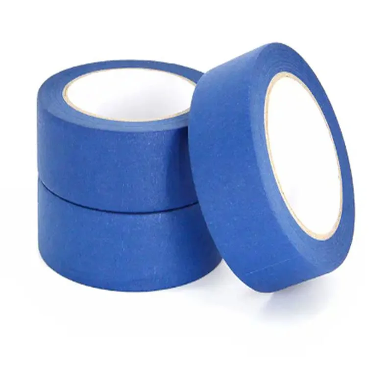 Color Customized Crepe Paper Blue Masking Tape Equivalent to 3m2090