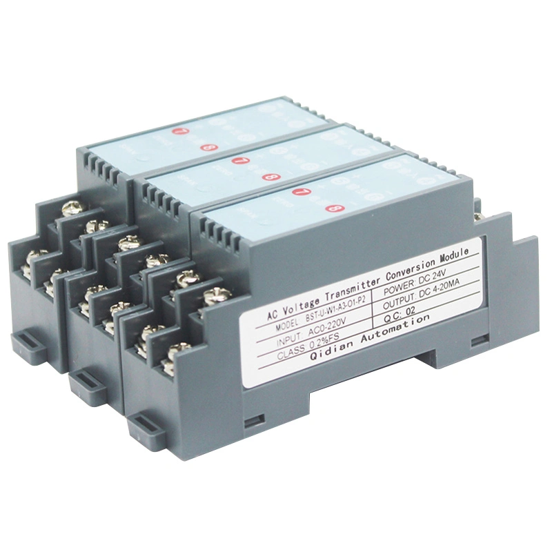 Single Phase Current Voltage Frequency Transmitter 4-20mA Output