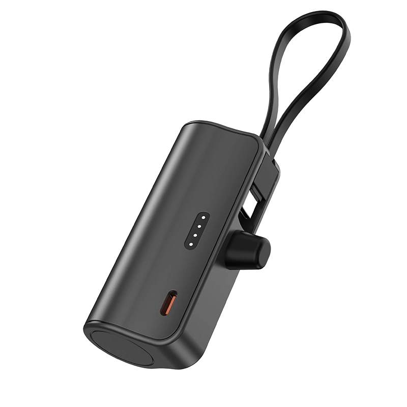 Practical Hot Sale Multi Charge Protection Magnetic Battery Pack Type-C with Cable to Type-C or Lightning for Phones