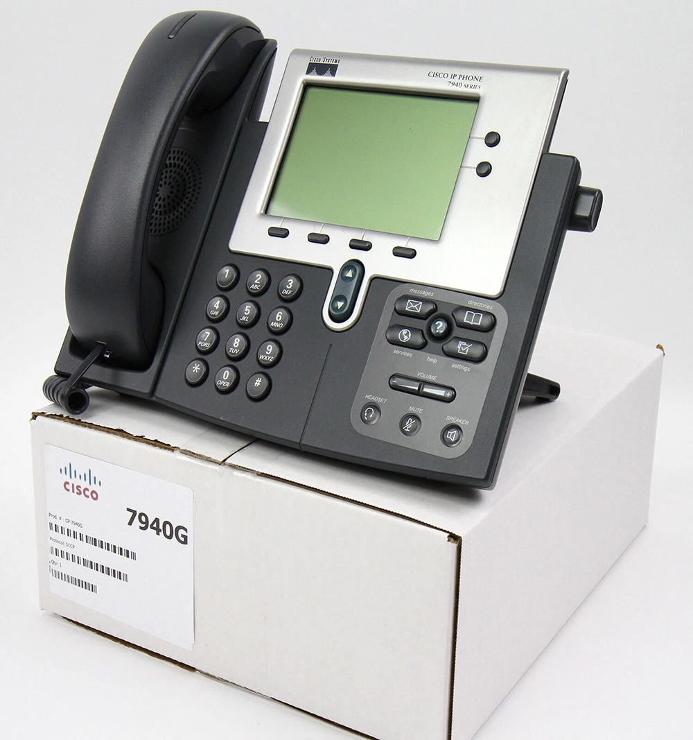 Cisco Cp-7940g IP Phone with One Station Office VoIP Phone