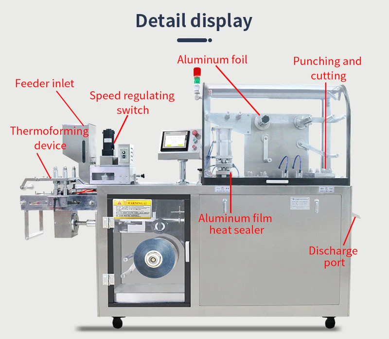 Kleiner Automatischer Flüssigkeitsfüllsiegel Flüssigketchup Konfitüre Blister Verpackungsmaschine