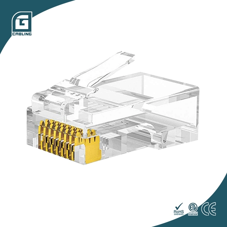 Conector de rede RJ45 Gcabling conector BNC RJ11 RJ45 para RJ45