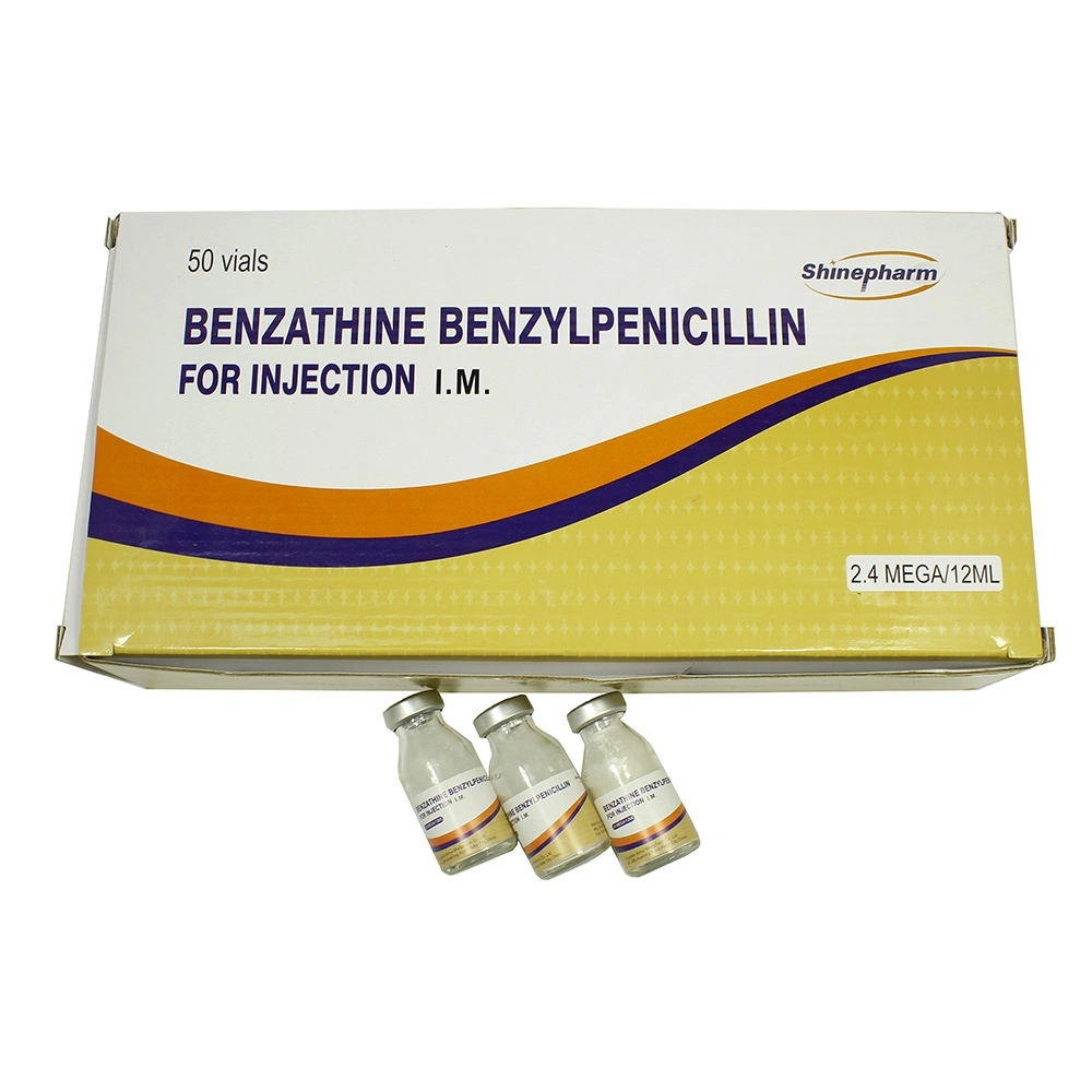 Antibiotics Medicines Benzathine Benzylpenicillin for Injection 2.4mega/12ml Shinepharm