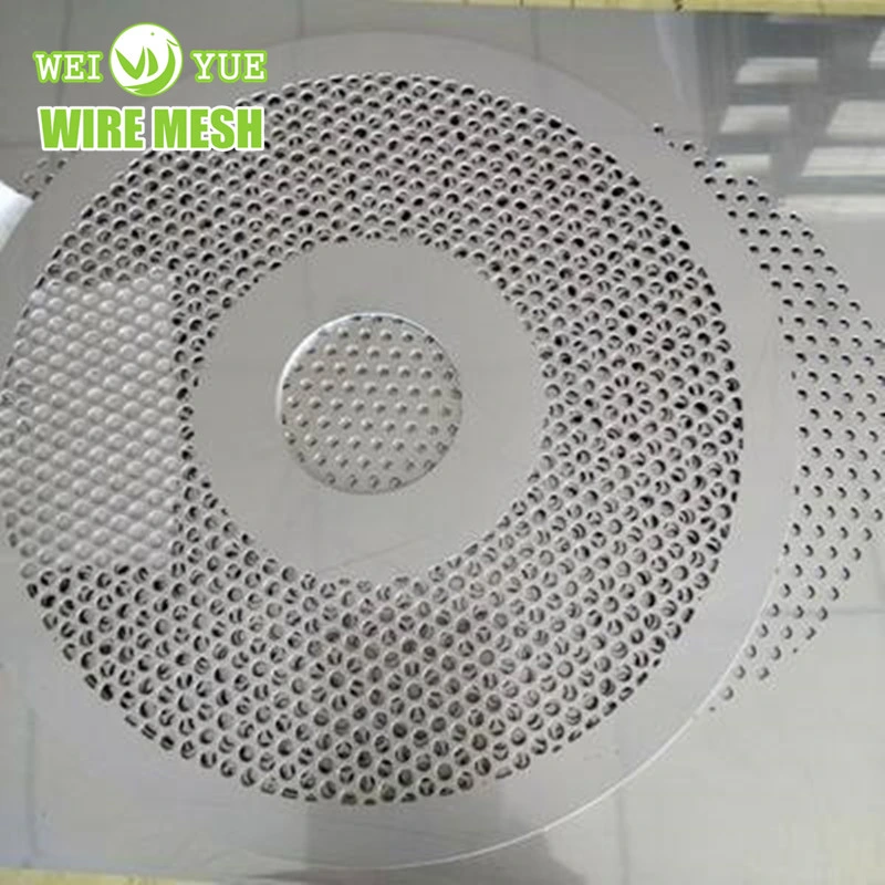 Hot DIP Galvanized Steel Perforated Metal Sheets Air Filter Mining Screen