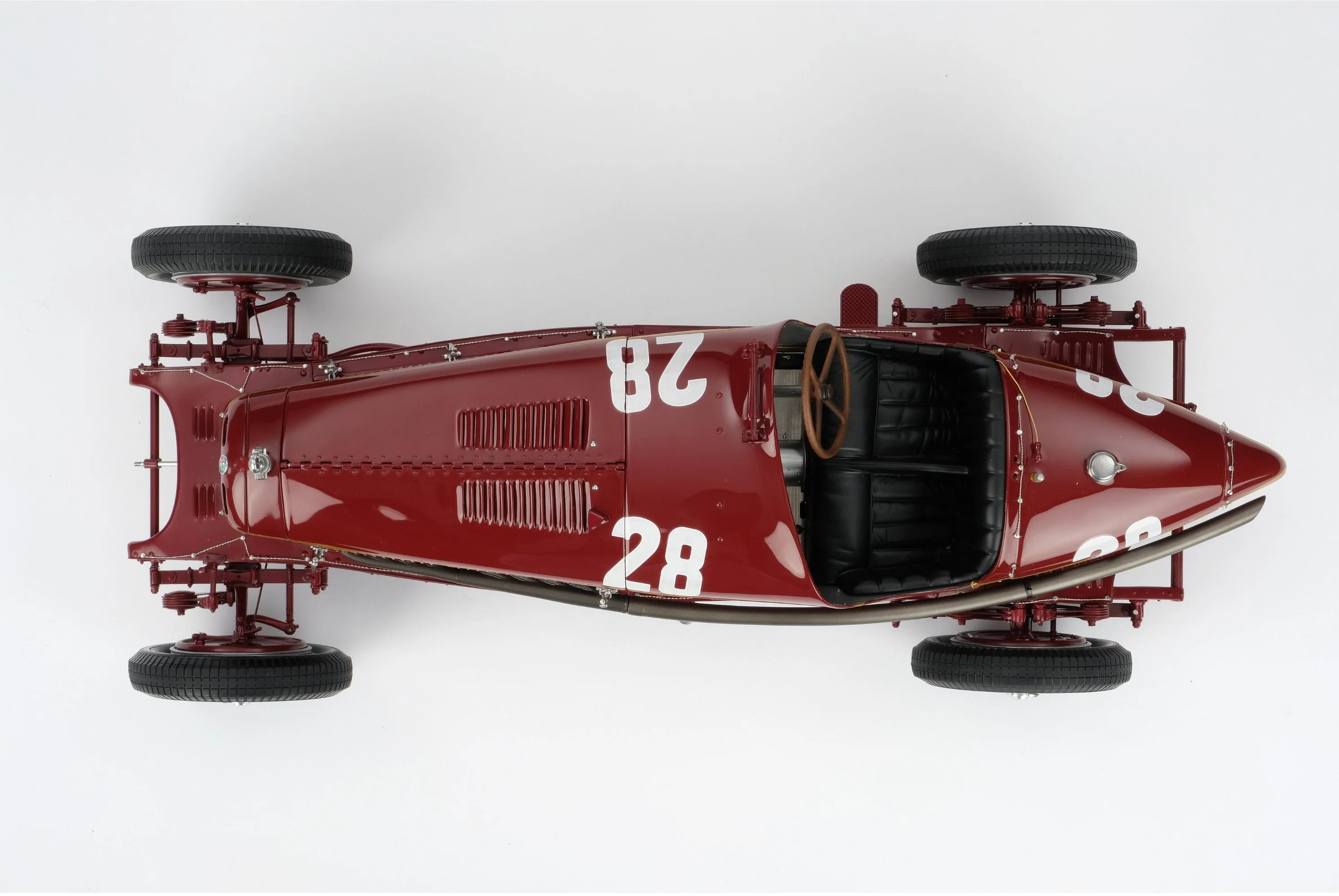 Alfa Romeo 8c 2300 1932 Monaco Gp Winner Tazio Nuvolari Scale Model