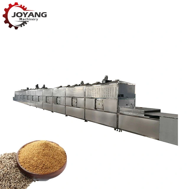 PLC Cinnamon Powder Microwave Drying Sterilization Machine