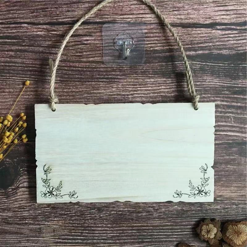 Hanging Wooden Plaque Decoration Rustic Wood Farmhouse Home Decor for Home Front Porch Decor