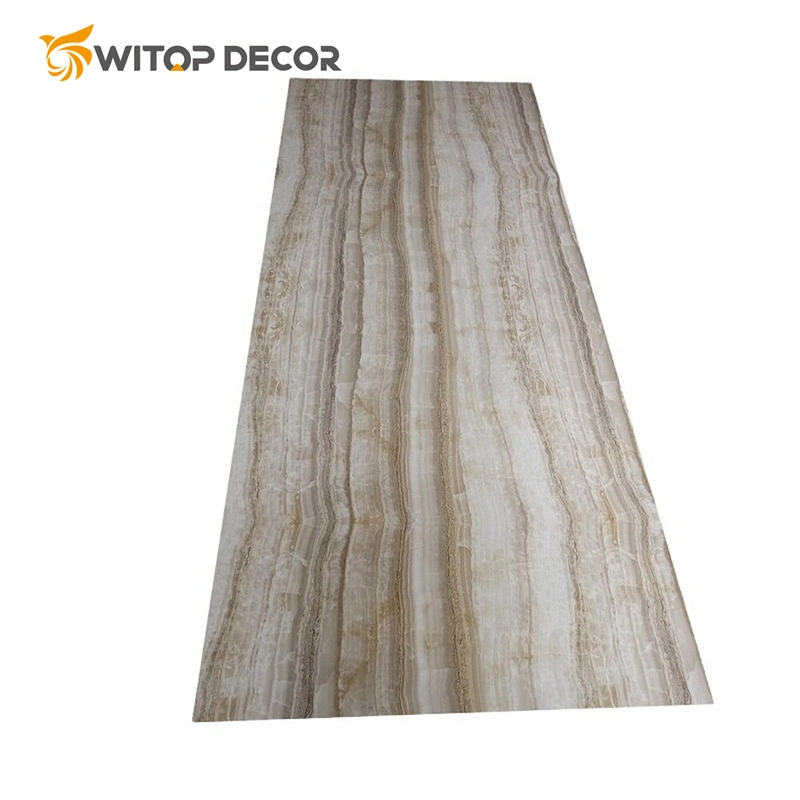 High quality/High cost performance UV 3D PVC Marble Sheet for Decoration