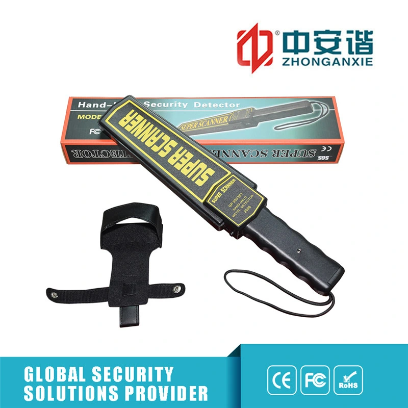 Sound Light Alarm 20 kHz Working Frequency Hand Held Metal Detectors