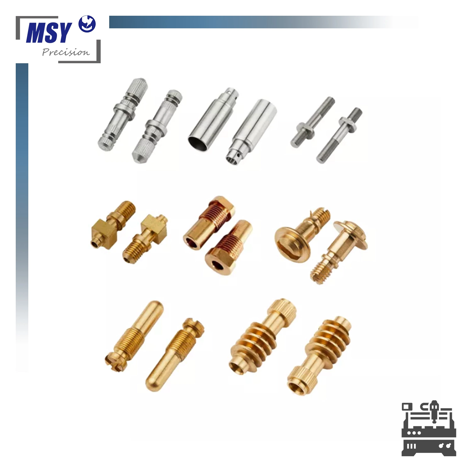 CNC Machining Fasteners Anodized Metal Precision Parts OEM Refrigeration Equipment Parts