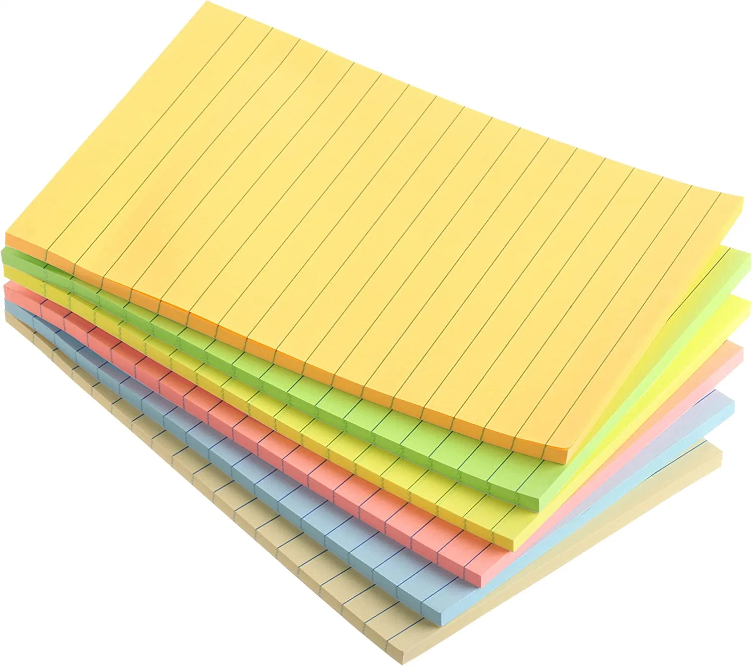 Different Shaped High quality/High cost performance Colored Lined Post Colorful Pad Sticky Note