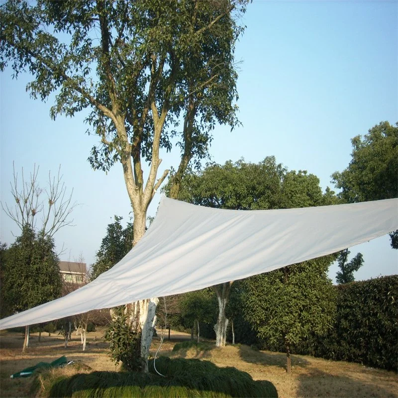 Toldo de vela solar UV tejido impermeable de bloque de material de poliéster