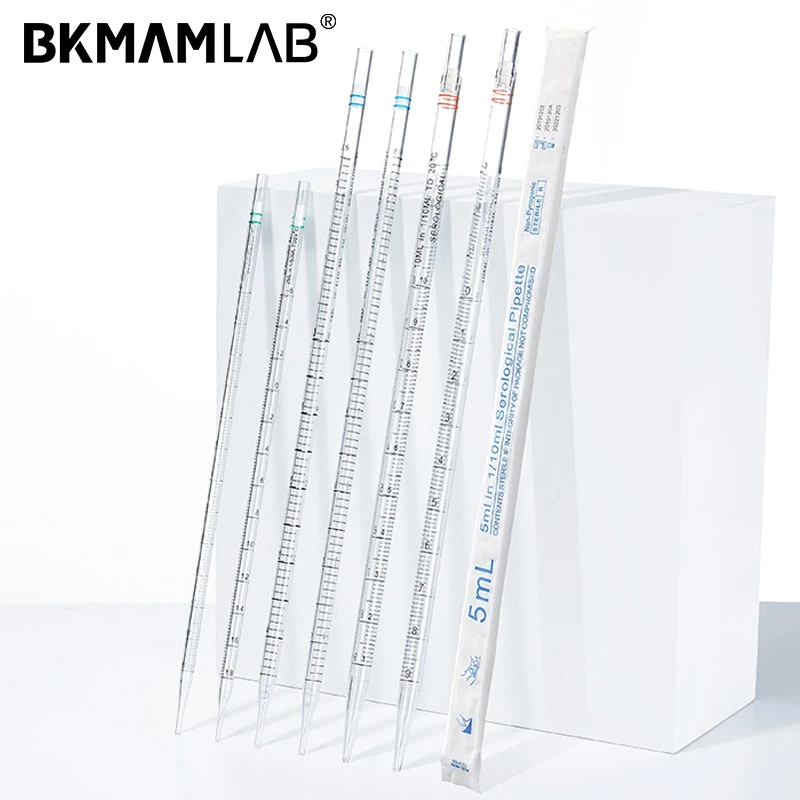 Cheap Plastic Filling Pipettes 1ml 10ml 2ml 25ml 5ml 50ml Sterile Liquid Handling Pipettes with Filter