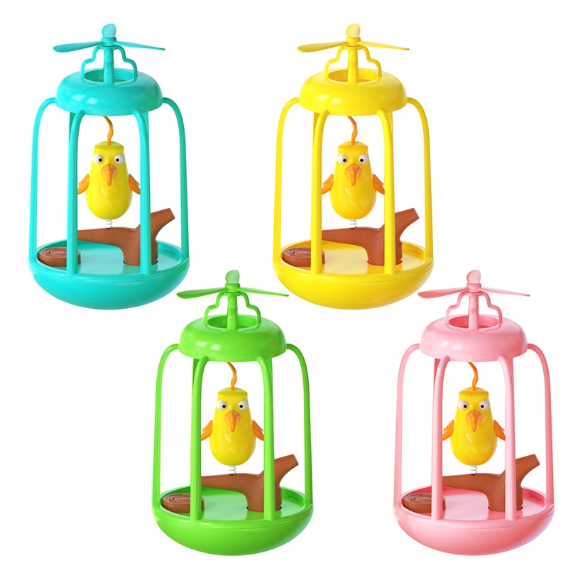 2022 Nuevo Diseño Bird Cage Gato gracioso juguetes Squeaky juguetes interactivos para interiores gatito Kitty Artículos para Mascotas Gatos juguete Chase
