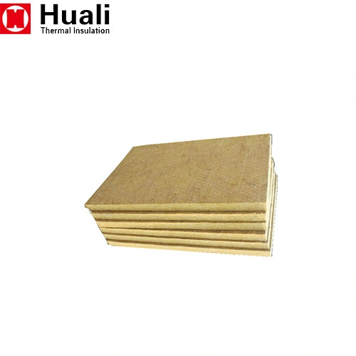 Rigid Aluminum Foil Rock Wool Board Non-Combustible Rock Wool Slab