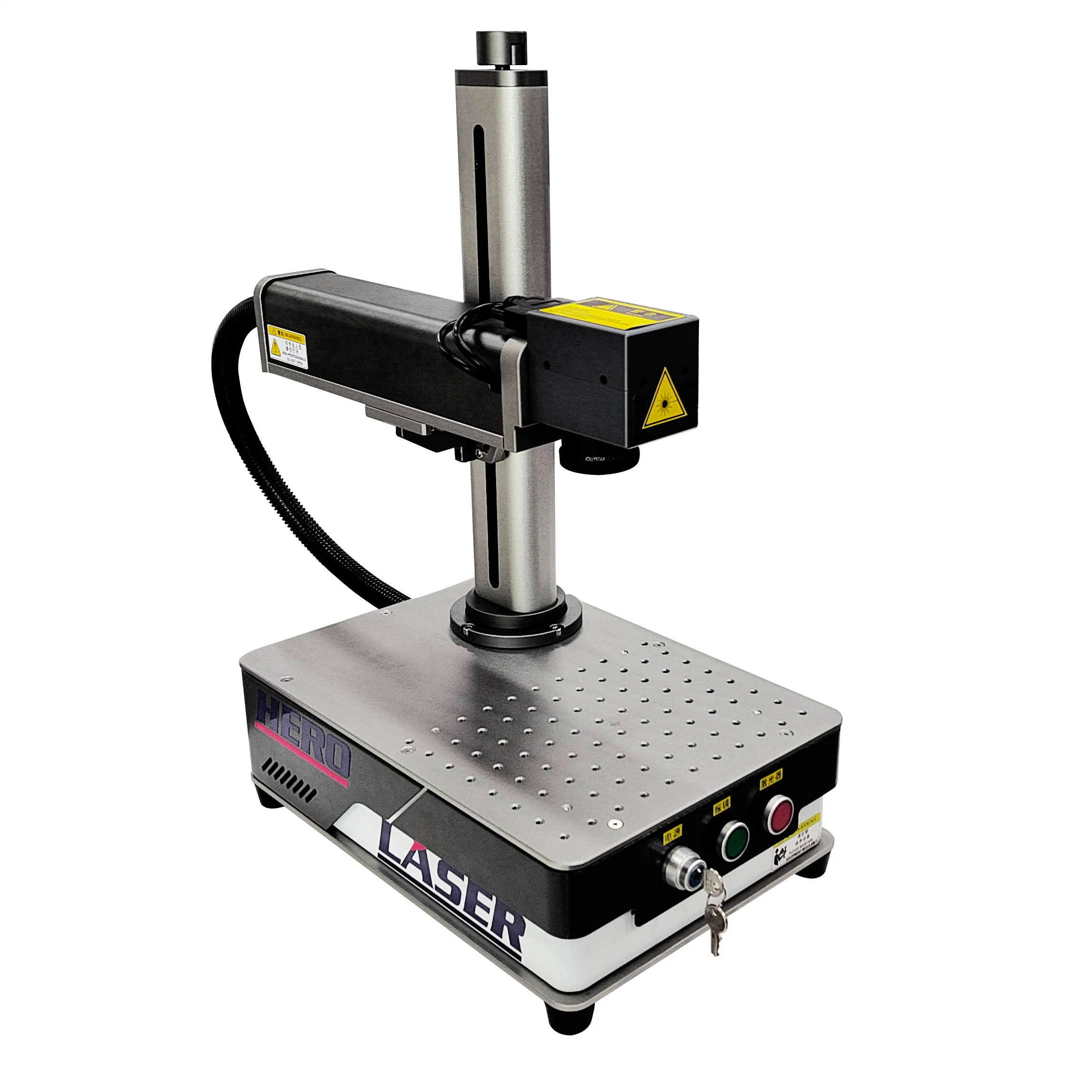 Desktop Fiber Laser Marking Machine for Metal Bearings Numbering, Coding