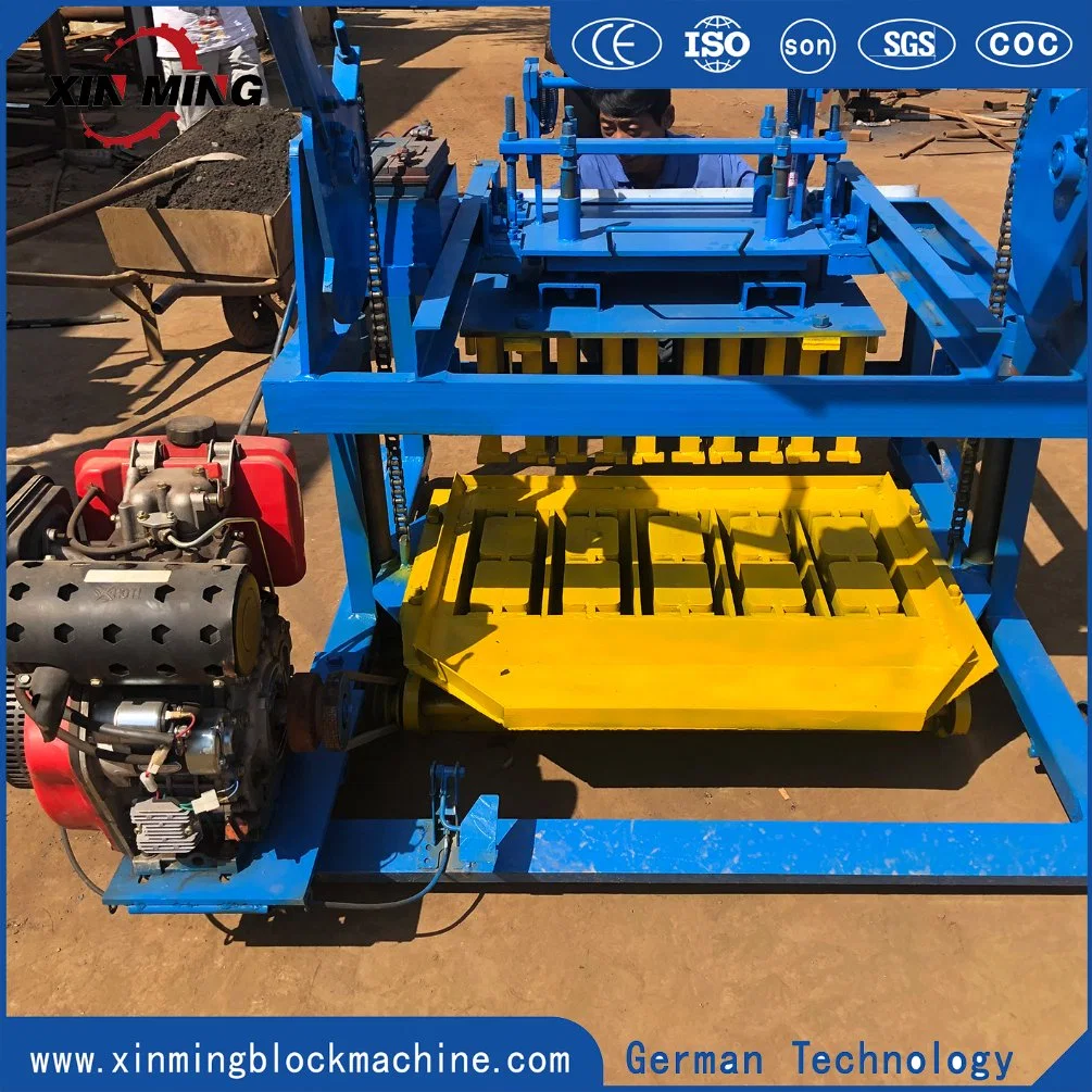 Qm4-45 Diesel Power Movable Block Machine