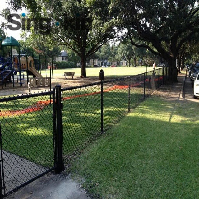 6 FT 33 FT 2inch Diamond Wire Long PVC Coated Electric Chain Link Fence Price