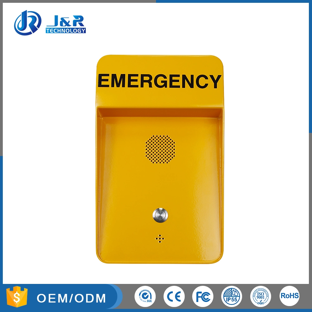 Outdoor Emergency Telephone, Vandal Resistant GSM/3G Emergency Call Box for Tollway