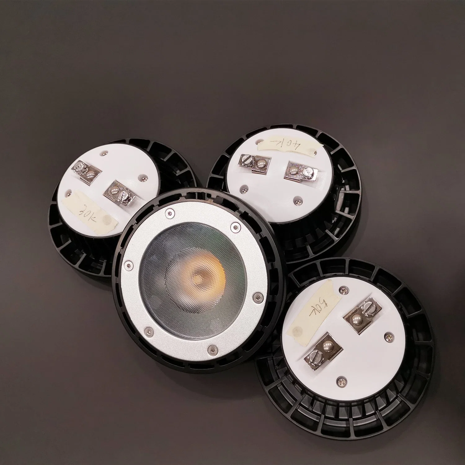 6 واط، 13 واط، AR111 LED Spotlight GU10 G53 COB Spot لمبة إضاءة أفقية بجهد 12 فولت تيار مستمر (DC12)