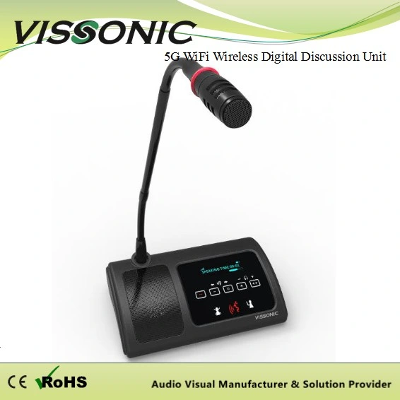 Multi-Functional WiFi Wireless Conference Room Microphone in Voting Function