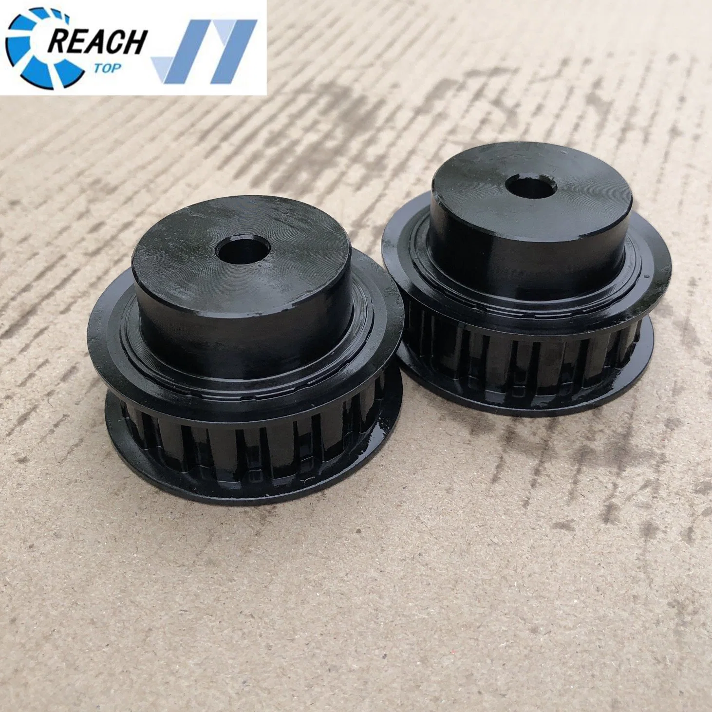 Power Transmission Parts High Performance C45 Steel Timing Belt Pulley