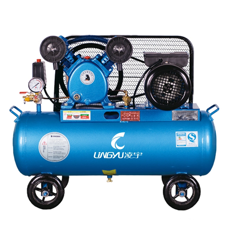 2HP 1.5kw 12.5 Bar Double Piston Air Compressor Two Stage Double Acting Reciprocating Compressor