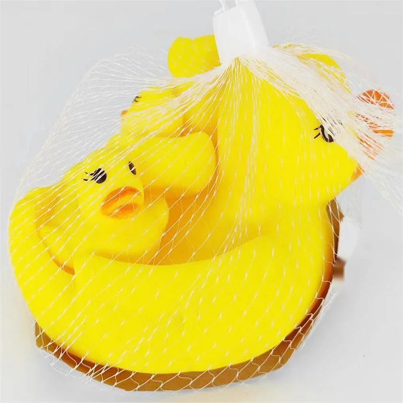 Rubber Ducks Bath Toy, Float Squeak Mini Yellow Ducks