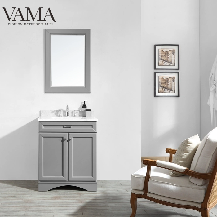 Vama 30 polegadas Hot Sale sólidos madeira Casa de banho Vanity Cabinet Conjunto 710030