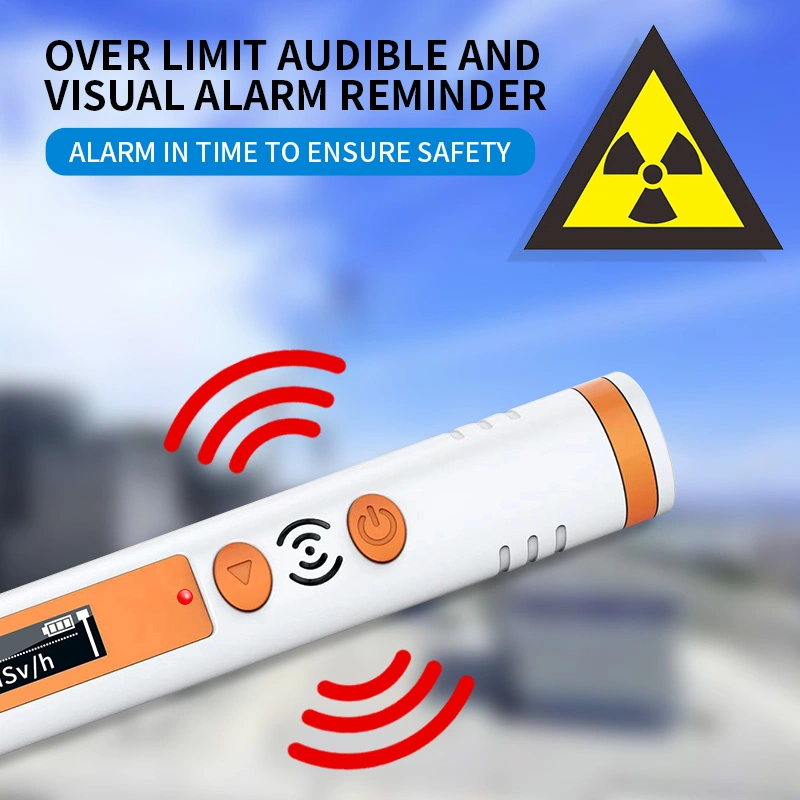Smart Sensor Handheld Radiation Dosimeter Tester User Can Switch Multiple Radiation Dose Rate Units