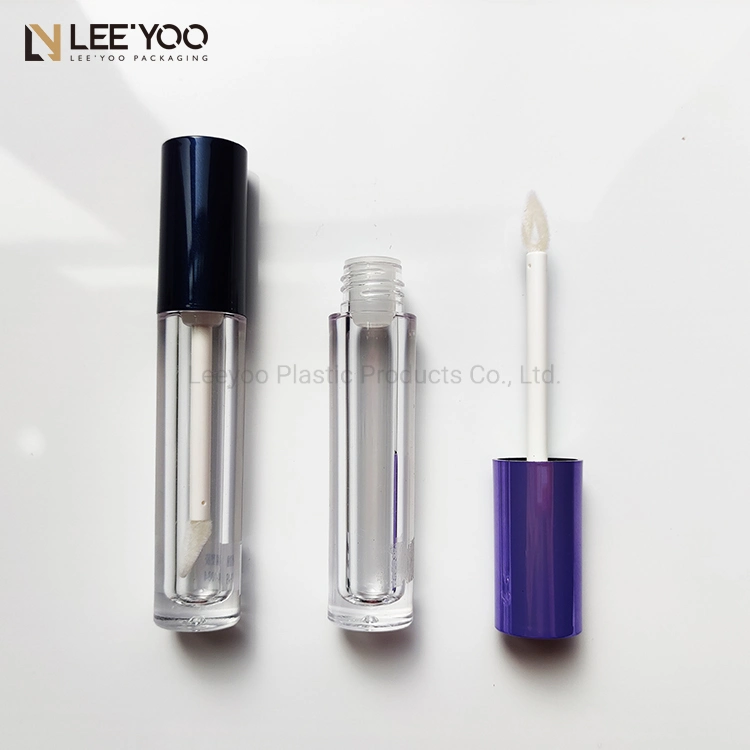 PA-1084 Round Empty Lipgloss Tube Liquid Blush Container Lipstick Case Plastic Cosmetic Packaging